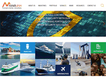 Tablet Screenshot of marlink.com